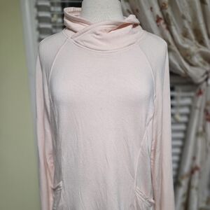 Light Pink Hooded Sweatshirt